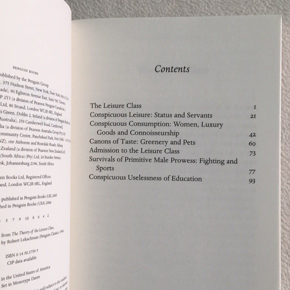 Like New “Conspicuous Consumption” Softcover Book - Picture 9 of 15